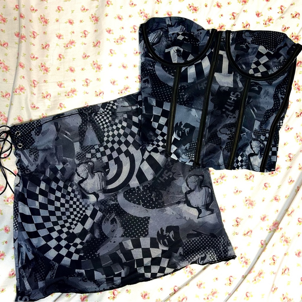 Corset and Skirt Set